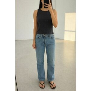 GAP Sleeveless Top elevated basics Charcoal Gray feminine chic Tank top size XS